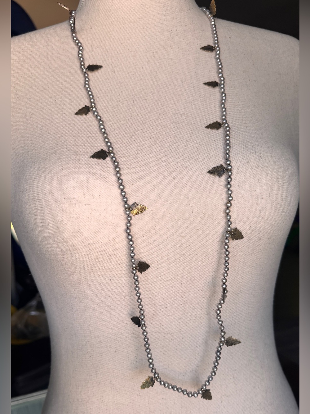 Love Heals Pearl handcrafted bohemian-style charm necklace